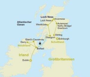 9-tägige Rundreise durch Schottland & Irland