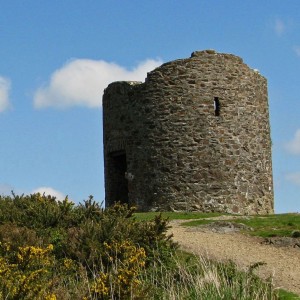 Die Ruine der Windmühle auf Vinegar Hill: Das Festival Vinegar Hill Battle Re-enactment lässt die historische Schlacht von 1798 wieder aufleben.