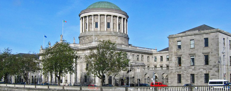 Das wichtigste Gerichtsgebäude Irlands: Four Courts