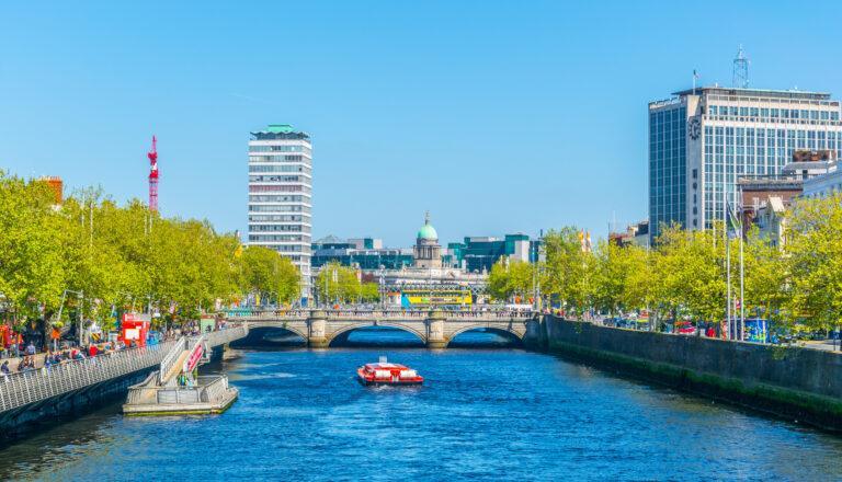 Irland Dublin Fluss