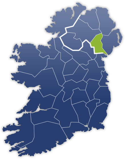 County Armagh - Irland Karte