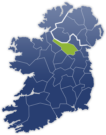 County Cavan - Irland Karte