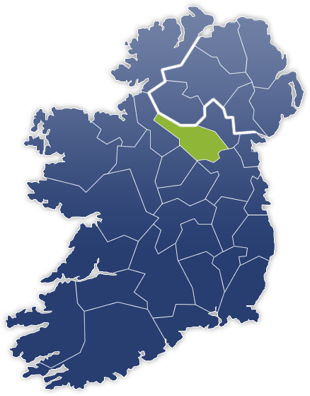 Cavan County - Irland Karte