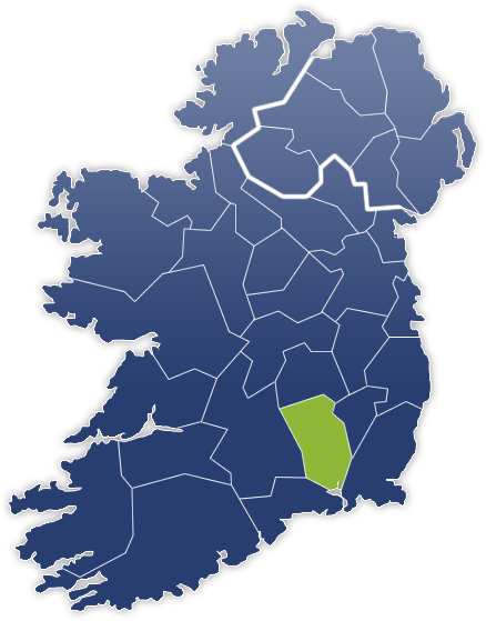 County Kilkenny - Irland Karte