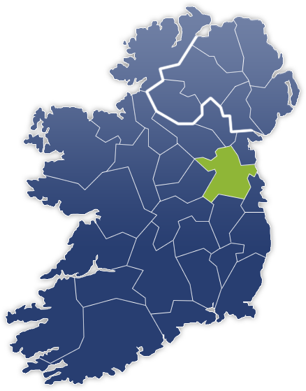 County Meath - Irland Karte