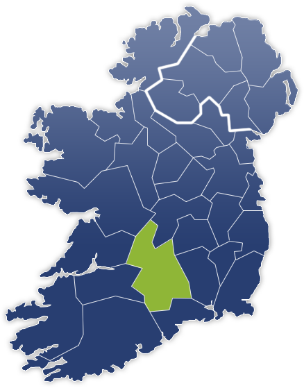 County Tipperary - Irland Karte